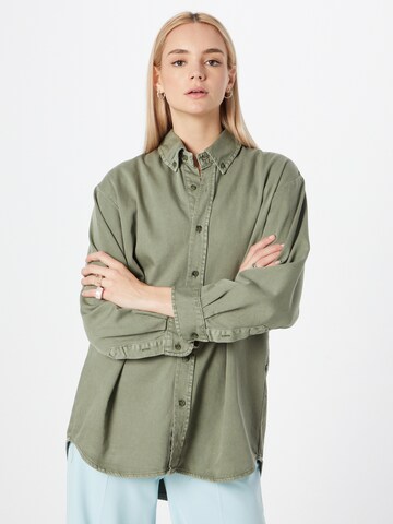 Camicia da donna 'RISSEY' di LTB in verde: frontale