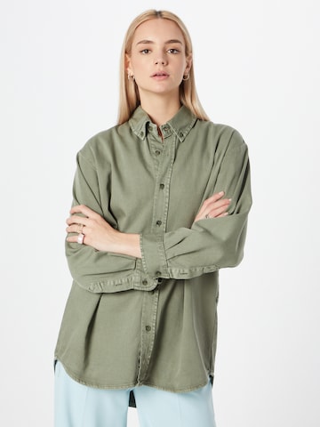 LTB - Blusa 'RISSEY' en verde: frente