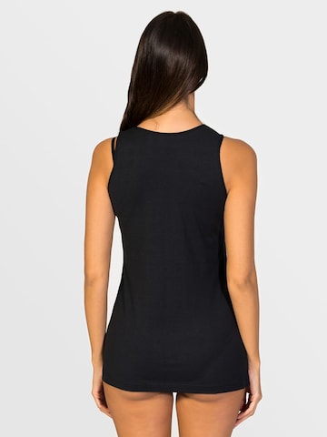 zd ZERO DEFECTS Onderhemd 'Juno Tank top soy fiber' in Zwart