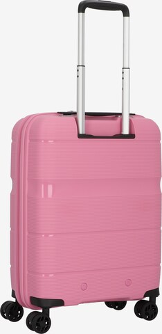 American Tourister Trolley 'Linex' 4-Rollen in Pink