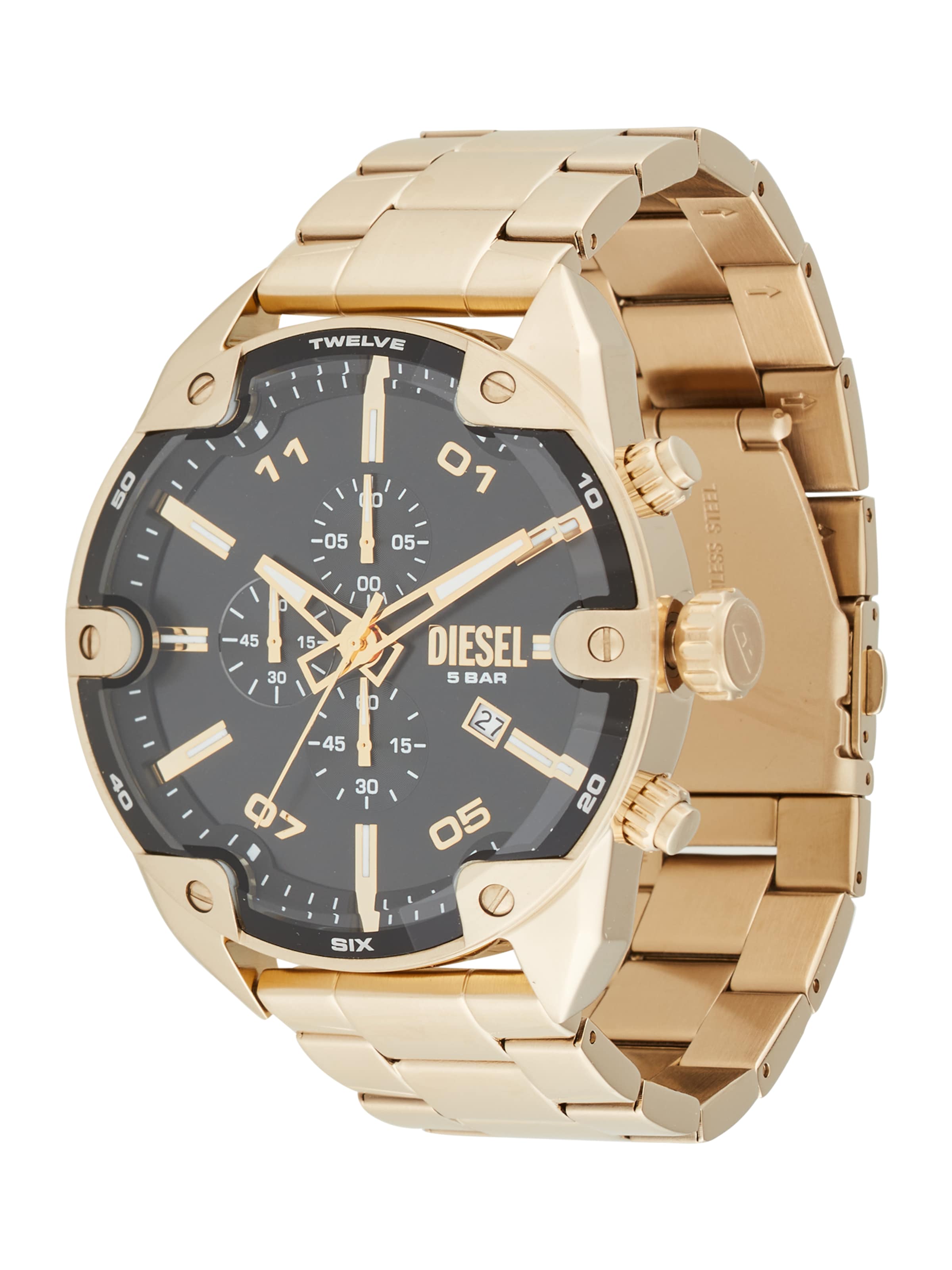 DIESEL Analógové hodinky - Zlatá: predná strana