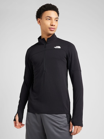 THE NORTH FACESportska sweater majica 'SUNRISER' - crna boja: prednji dio