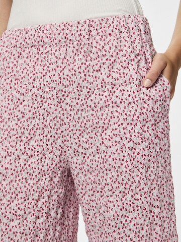 Regular Pantalon 'LALA' PIECES en rose