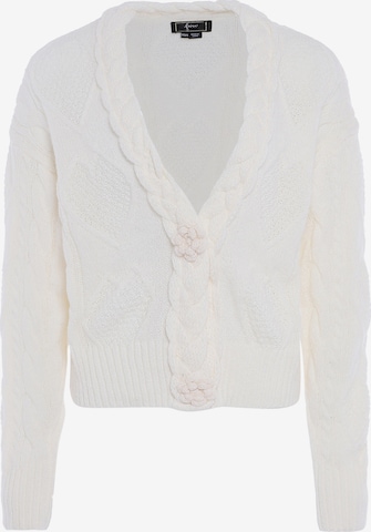 faina Kardigán - fehér: elől