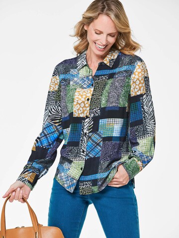 Goldner Blouse in Blauw