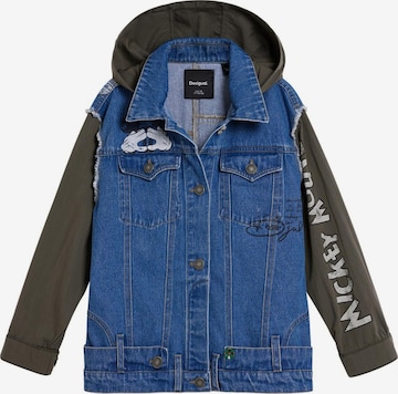 Desigual Välikausitakki 'Mickey and Minnie Mouse™' värissä sininen: etupuoli