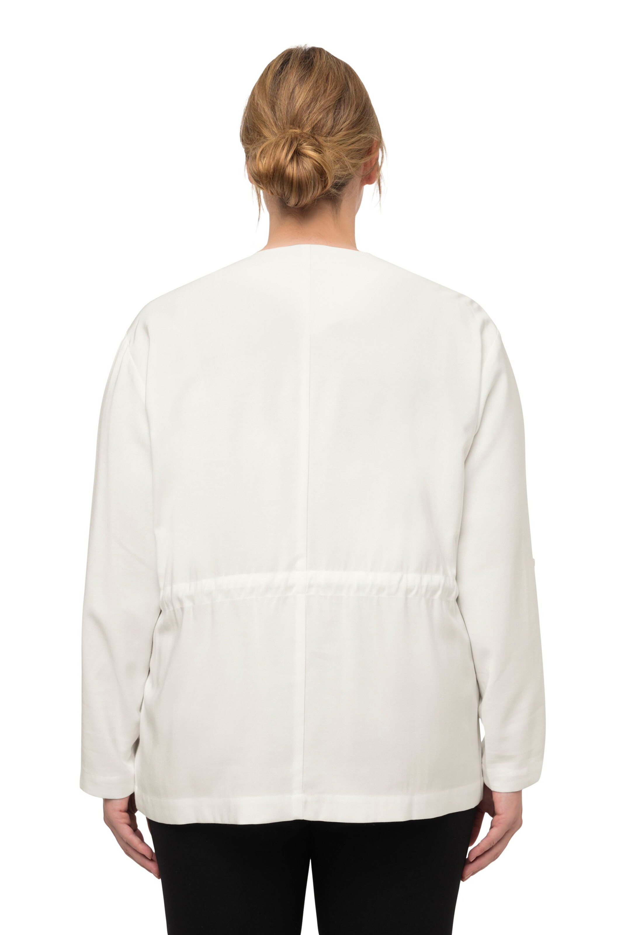 Ulla Popken Übergangsjacke in Weiß