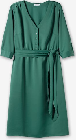 SHEEGO - Vestido em verde: frente