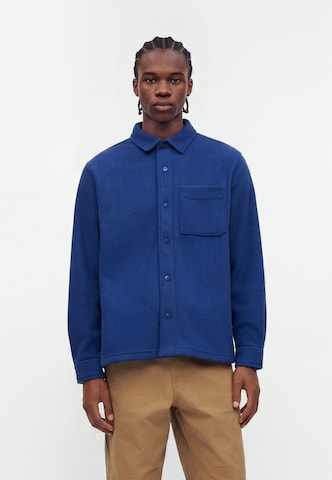 THE NORTH FACE - Casaco de velo em azul: frente