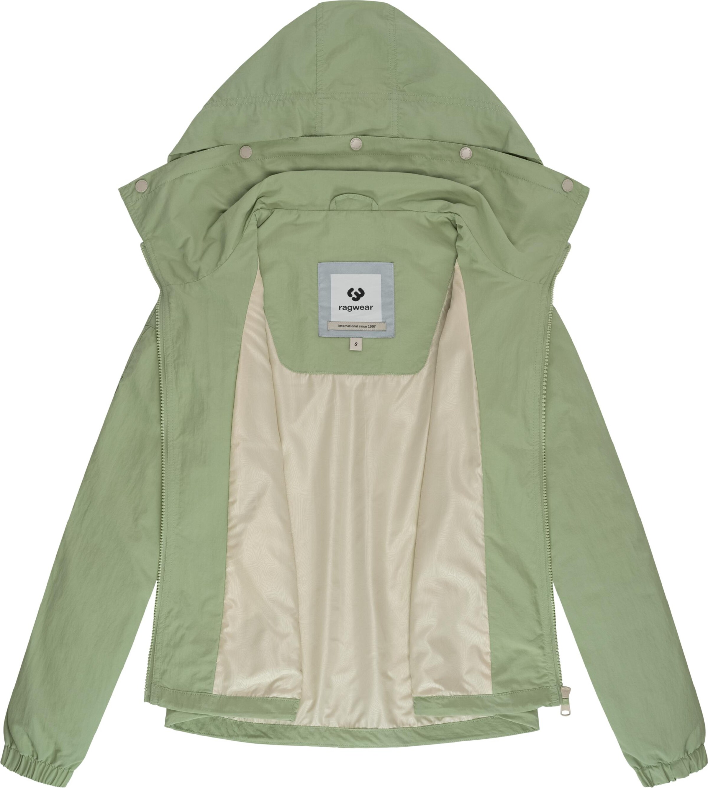 žalia Ragwear Demisezoninė striukė 'Cerys'