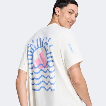 ADIDAS TERREX Funktionsshirt in Weiß