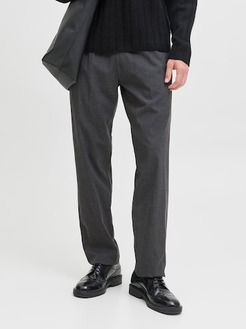 Regular Pantaloni cu dungă 'JPSTKANE EDWIN' de la JACK & JONES pe gri: față