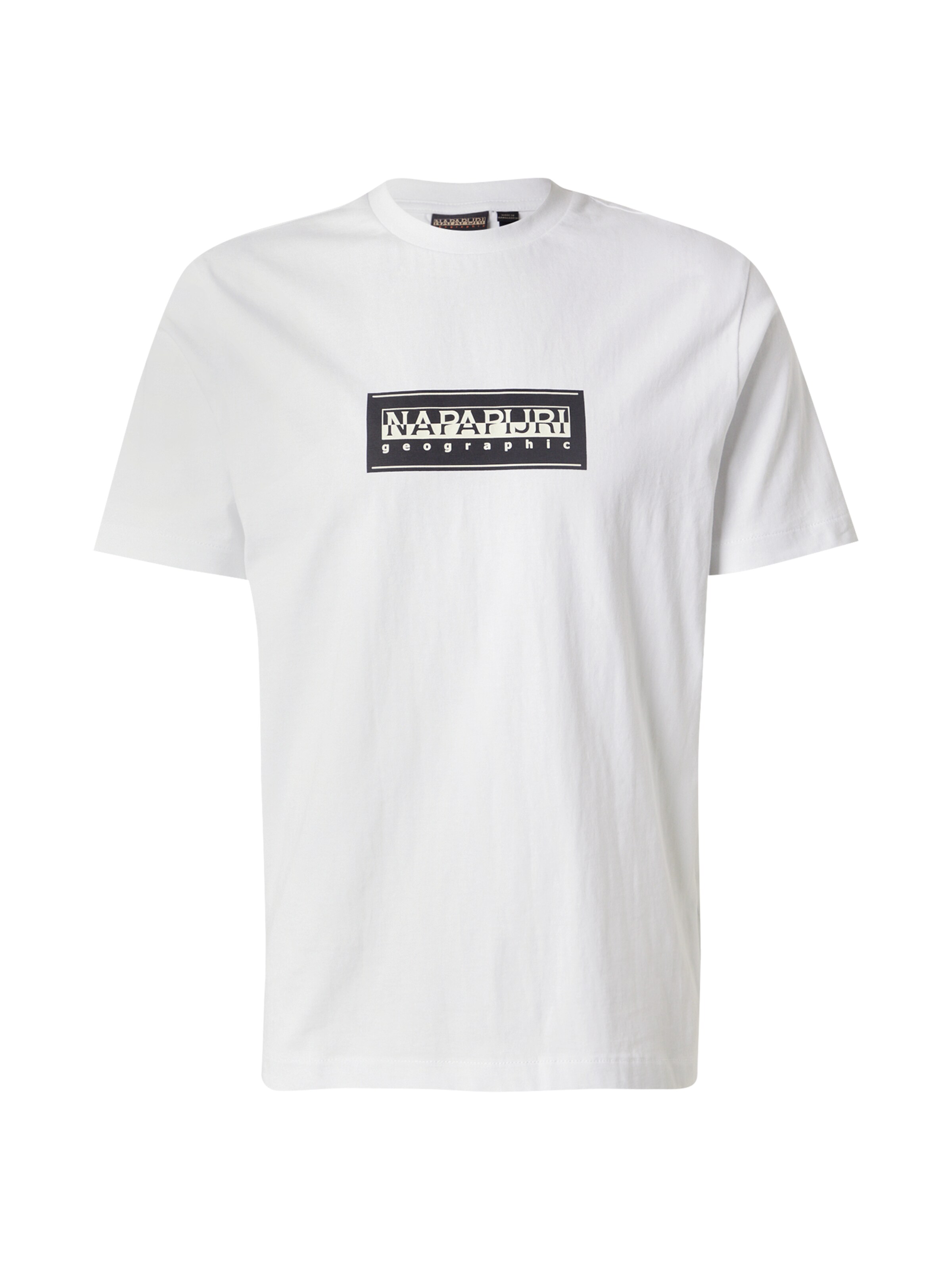 NAPAPIJRI Μπλουζάκι σε λευκό: μπροστά