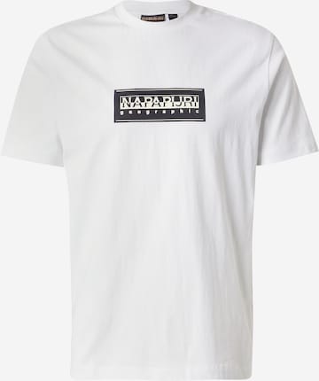 T-Shirt NAPAPIJRI en blanc : devant