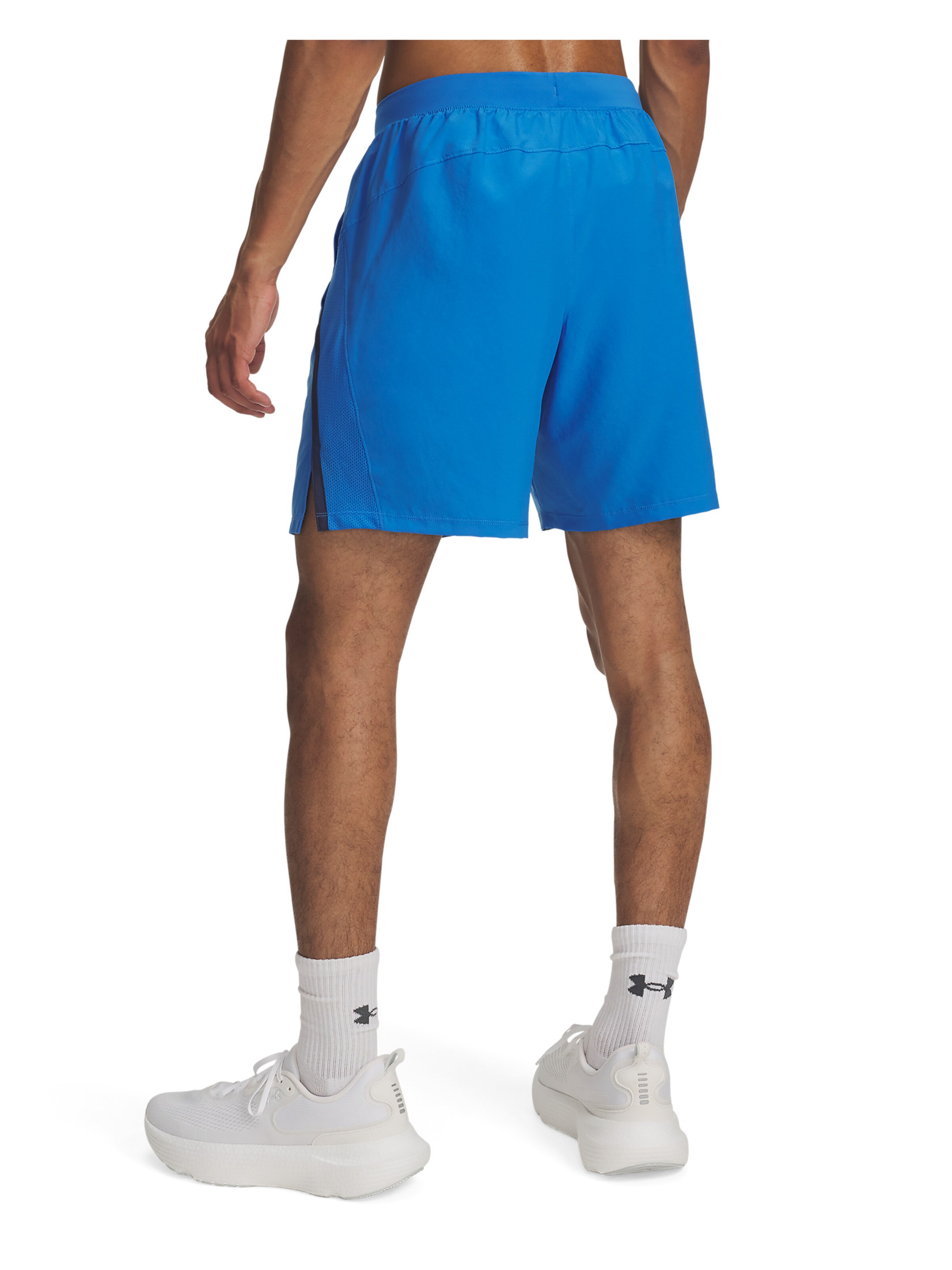 UNDER ARMOUR Workout Pants 'Launch 7' in Blue