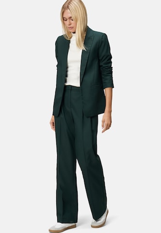 zero Slim fit Pleat-front trousers in Green