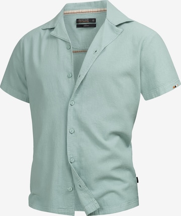 Chemise 'Rycroft' INDICODE JEANS en bleu : devant