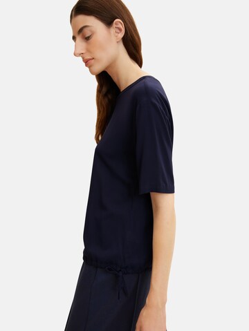 TOM TAILOR Bluse in Blau