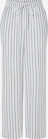 PIECES Püksid 'Pia', värv valge: eest vaates