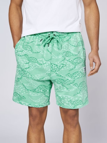 CHIEMSEE Loose fit Pants in Green: front