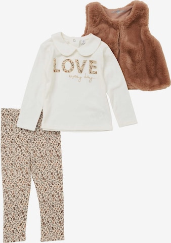 Lily & Jack Set ' Love ' in White: front