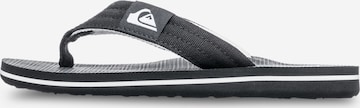 Chaussures ouvertes 'Molokai Layback' QUIKSILVER en noir : devant