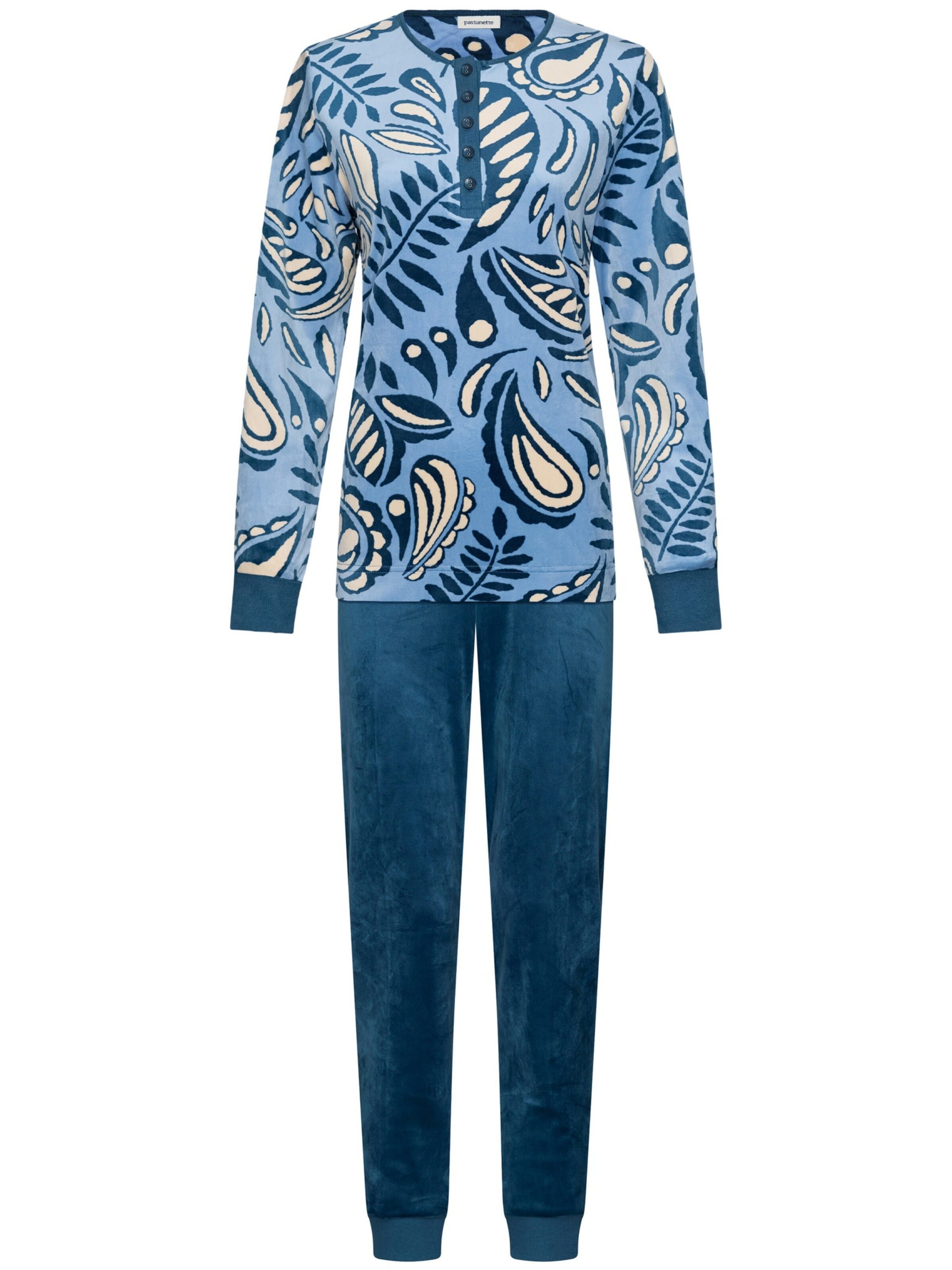 Pastunette Pyjama in Blauw: voorkant