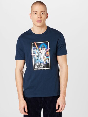 GAP T-Shirt 'STAR WARS' in Blau: predná strana