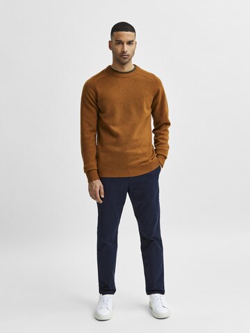 SELECTED HOMME Обычный Брюки-чинос 'Buckley' в Синий