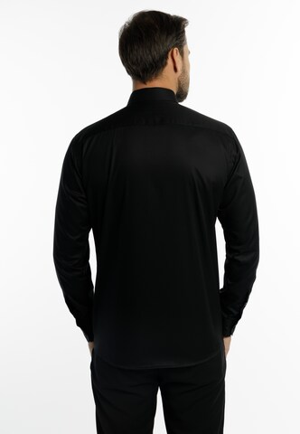 DreiMaster Klassik Regular fit Zakelijk overhemd in Zwart
