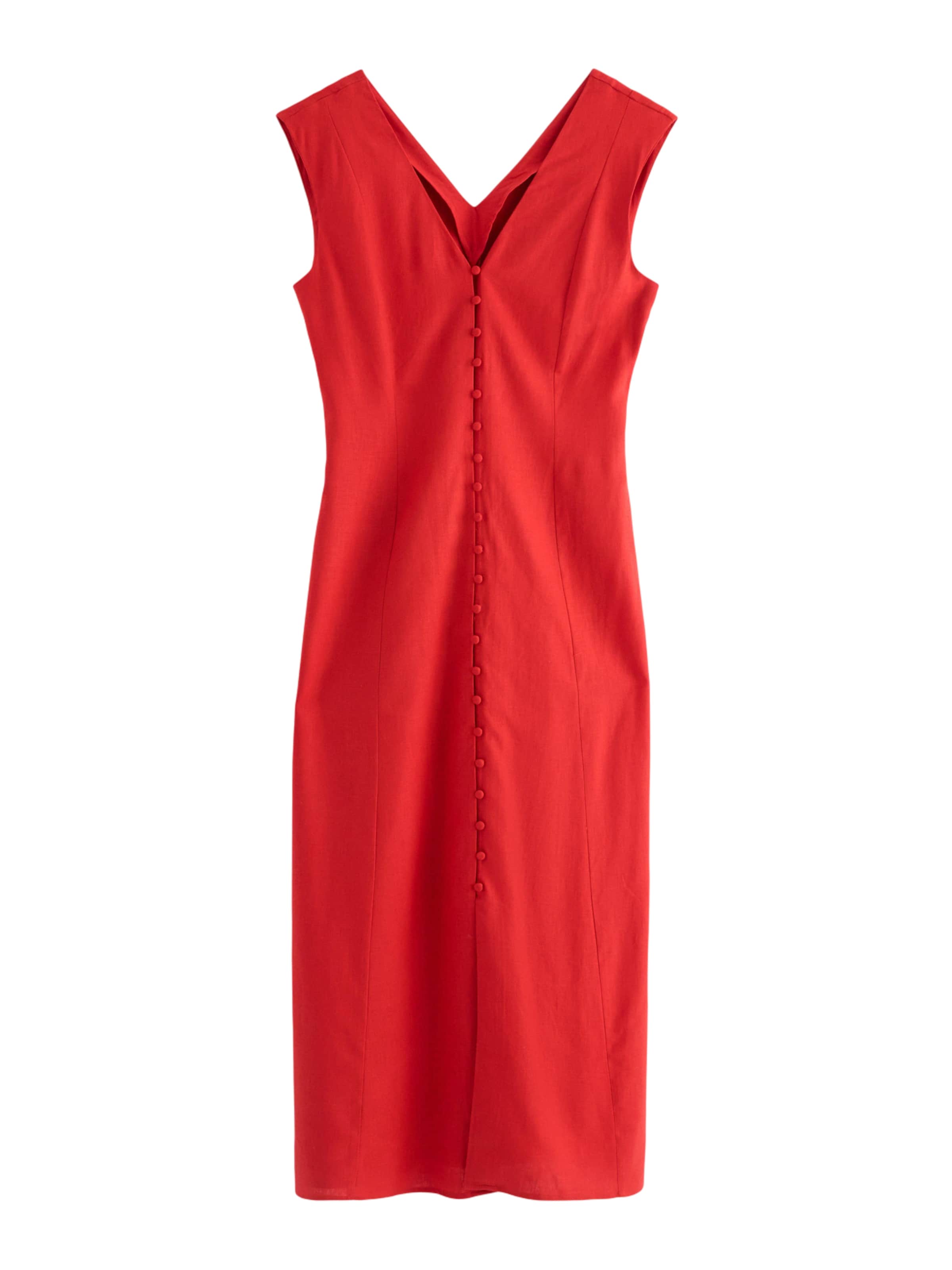 Lindex Μπλουζοφόρεμα 'Janina' σε κόκκινο: μπροστά