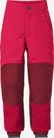 VAUDE Outdoor Pants 'Caprea' in Pink: front