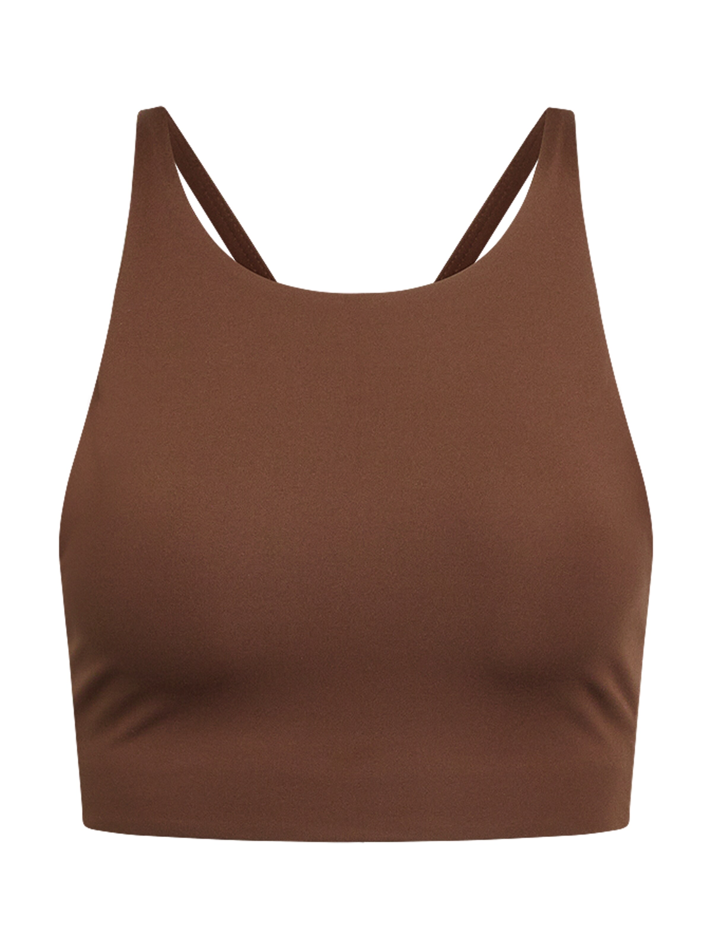 Bustino Reggiseno sportivo 'Topanga' di Girlfriend Collective in marrone: frontale