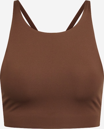 Girlfriend Collective Sports Bra 'TOPANGA' in Brown: front