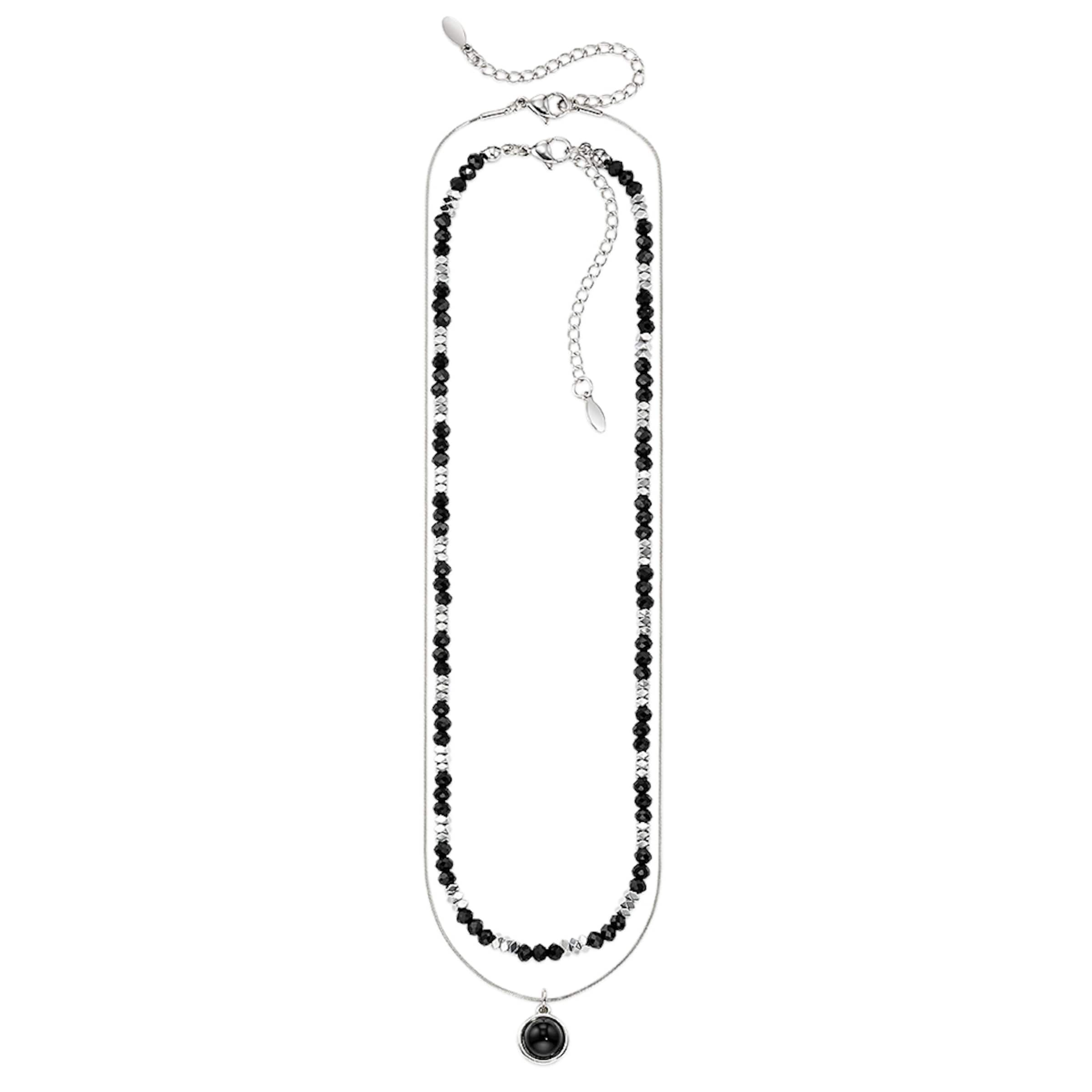 Aniston Necklace in Silver: front