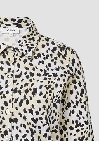 s.Oliver Blouse in Beige