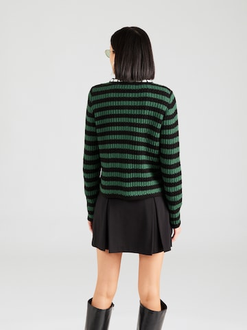MORE & MORE Knit Cardigan in Green