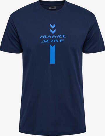 Hummel Shirt 'Active' in Blauw: voorkant