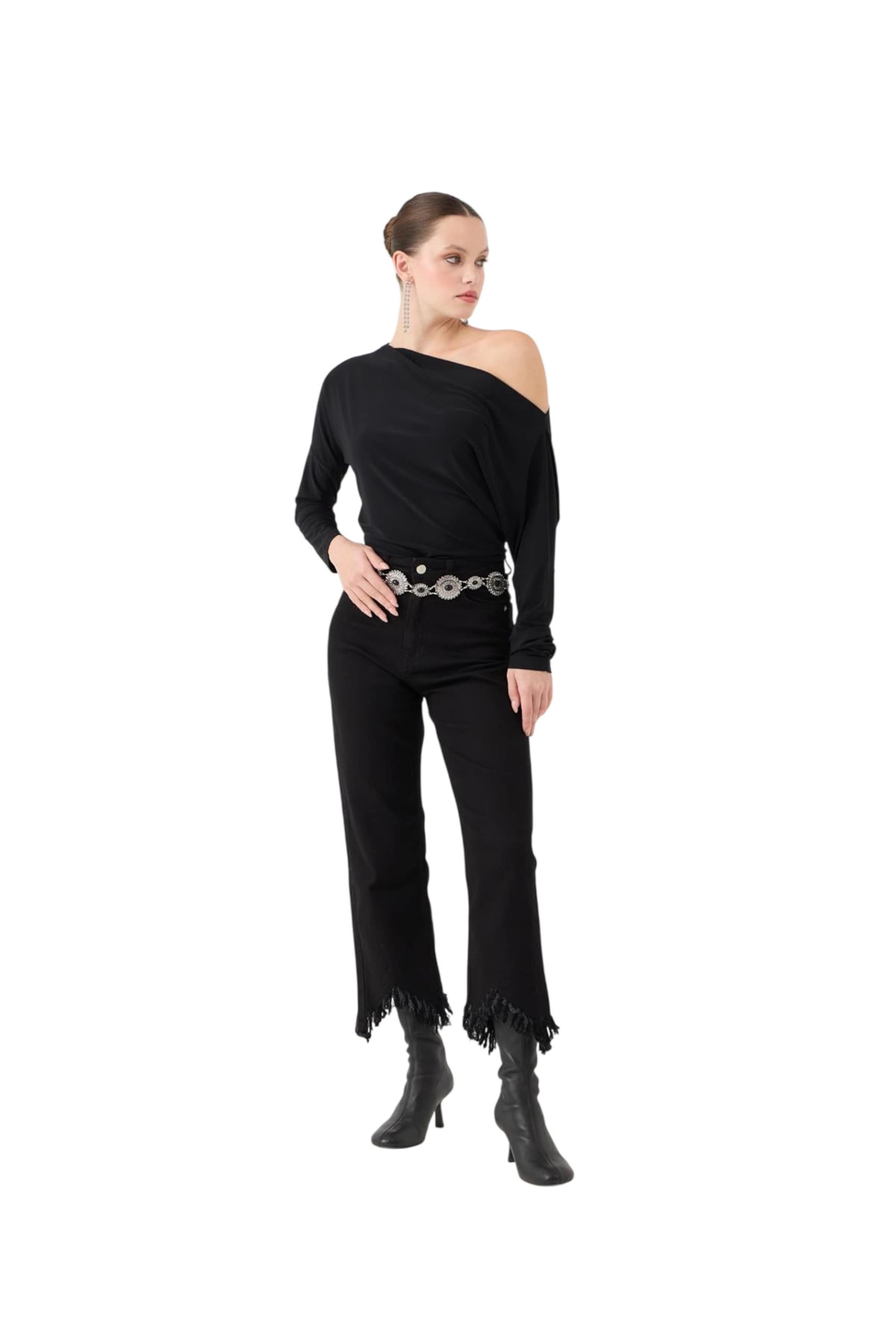Regular Pantalon HOLLY LOLLY en noir