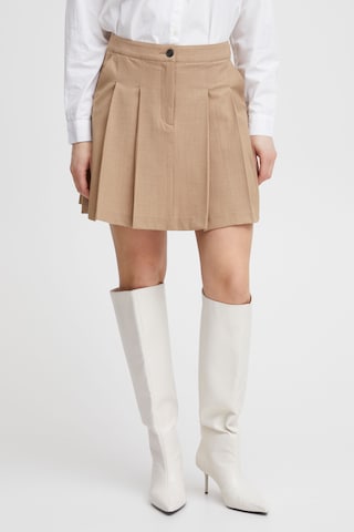 b.young Skirt in Brown: front