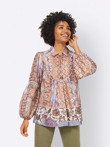 heine Blouse in Beige: voorkant