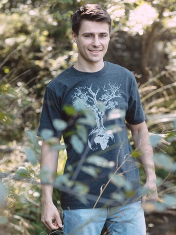 Life-Tree Shirt 'Weltenbaum' in Black