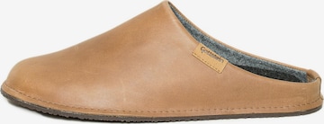 Gottstein Huisschoenen 'Leather Loafer' in Beige: voorkant