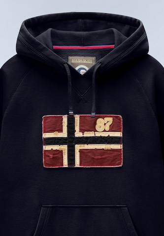 NAPAPIJRI Sweatshirt 'B-ARCHIVE' in Blue