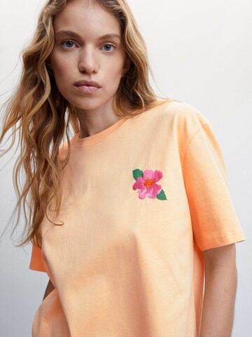 MANGO T-Shirt in Gelb