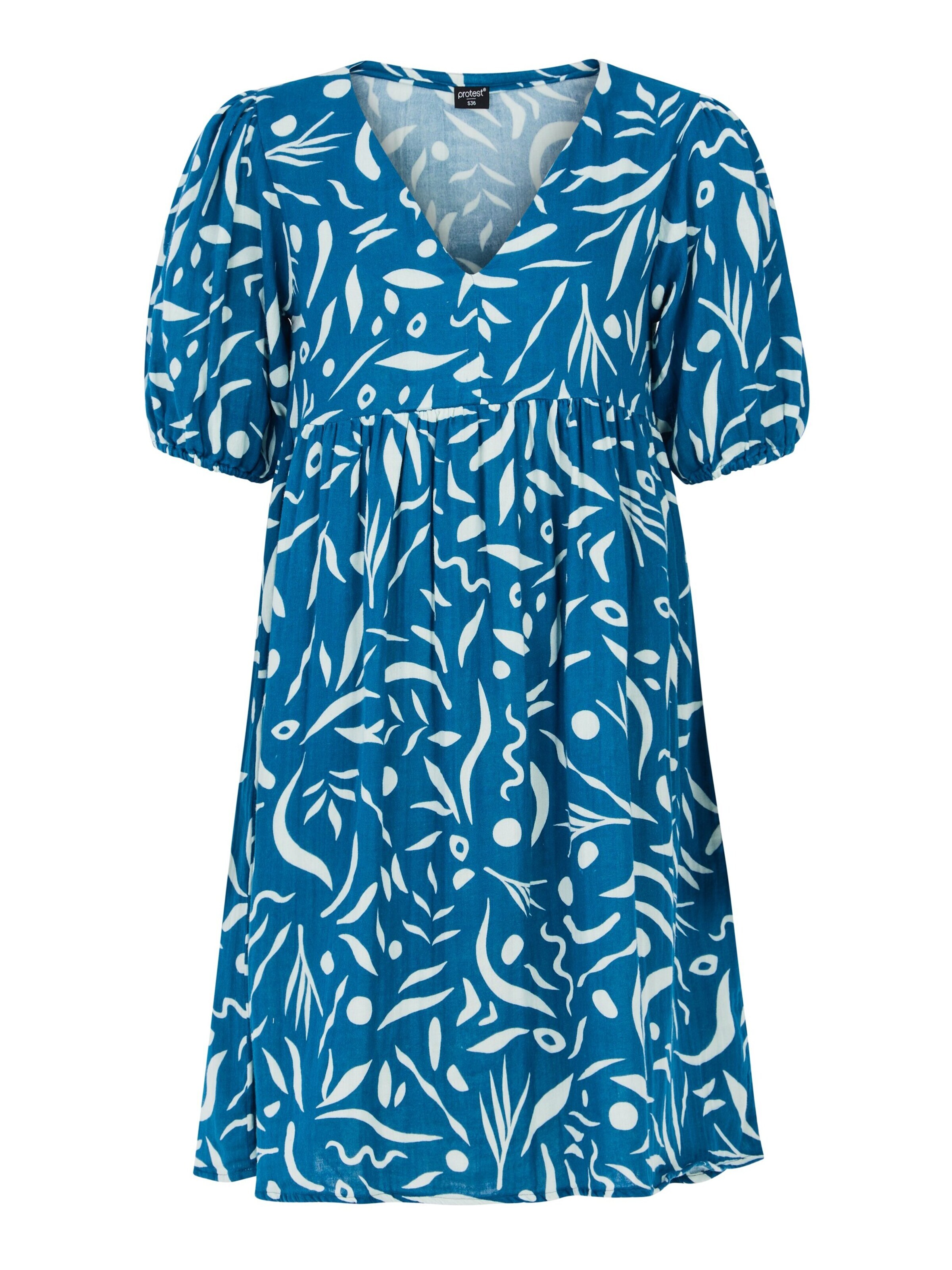 PROTEST Kleid 'PRTFlora'‌‌‌‌‌‌‌‌‌ in Blau: Vorderseite