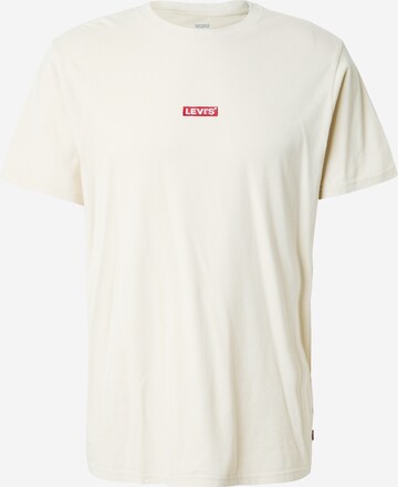 LEVI'S ® Shirt 'SS Relaxed Baby Tab Tee' in Beige: voorkant