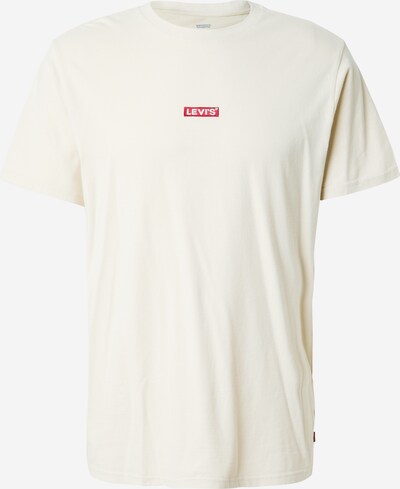 LEVI'S ® Shirt 'SS Relaxed Baby Tab Tee' in creme / rot, Produktansicht