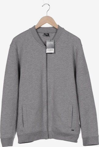 STRELLSON Sweatshirt & Zip-Up Hoodie in XXL in Grey: front