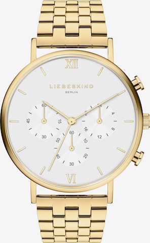 Liebeskind Berlin - Reloj analógico en oro: frente